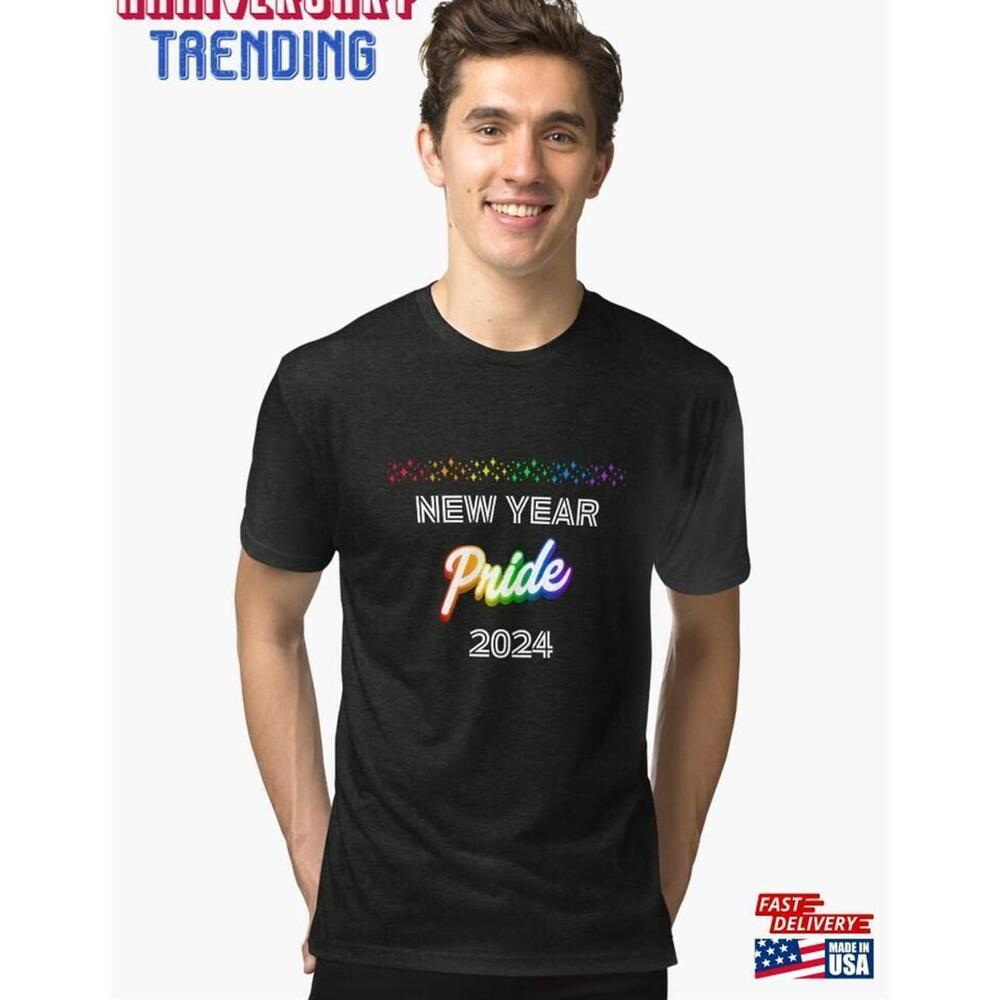 Lgbtq New Year PrideT Shirt Tshirt Classic Unisex